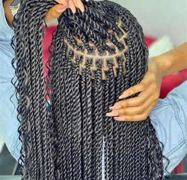 Boho Knotless Braids