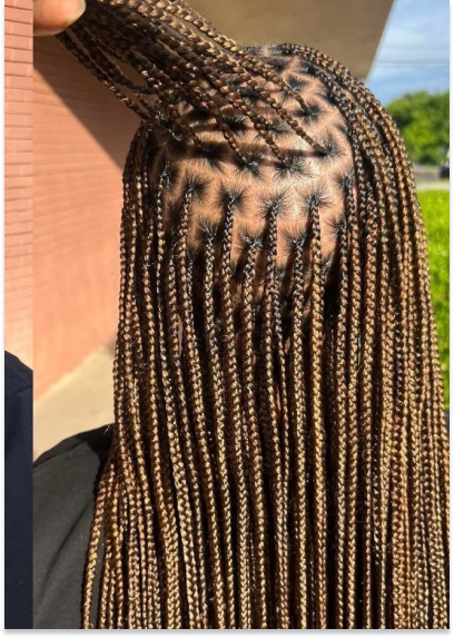 Boho Knotless Braids